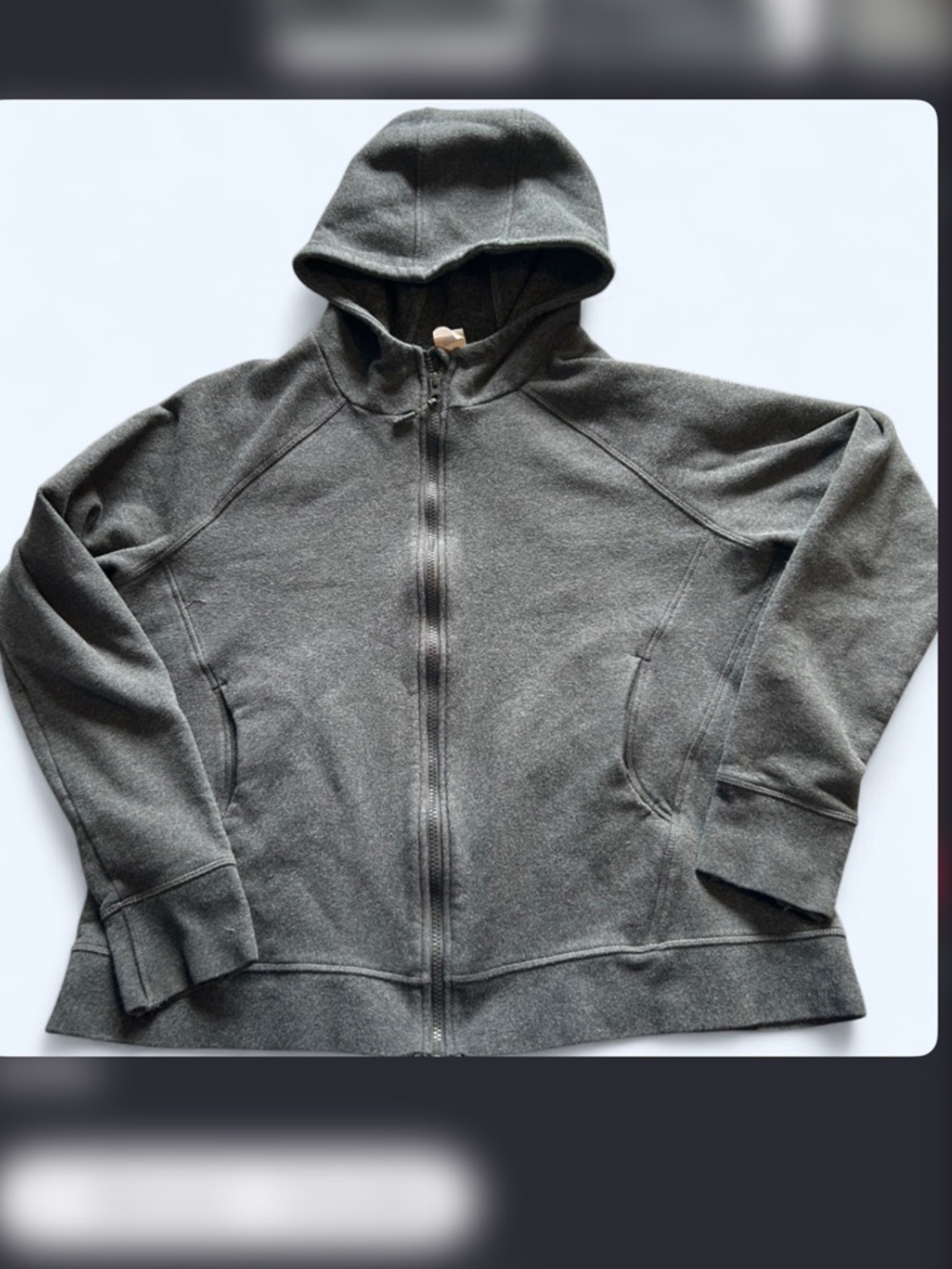 Lole Charcoal Gray Hooded Sweatshirt - Picture 2 of 6